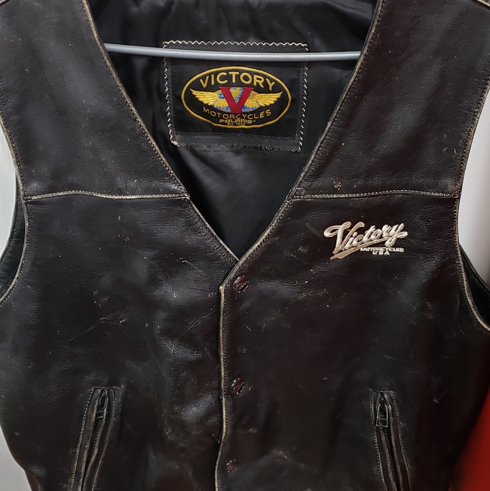 Victory Leather Vest Authentic